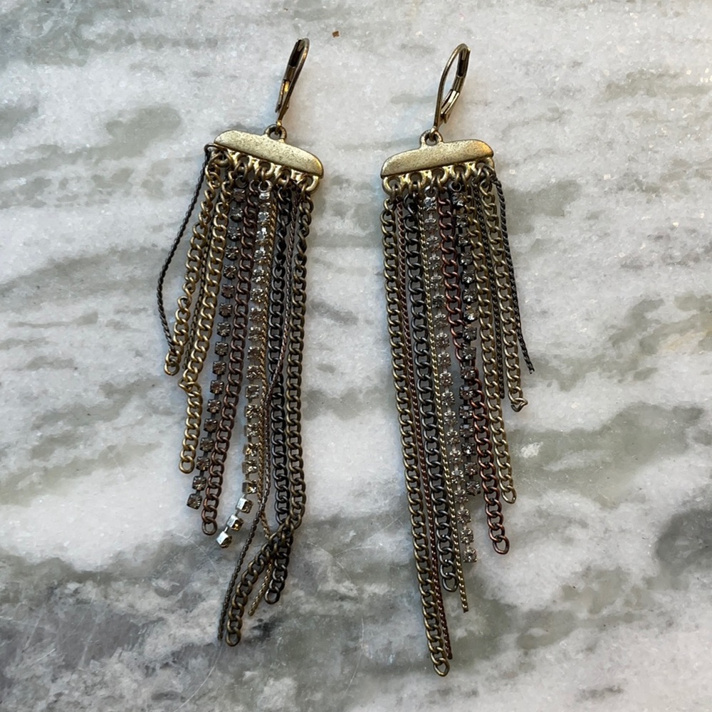 Kenneth Cole Fringe Earrings